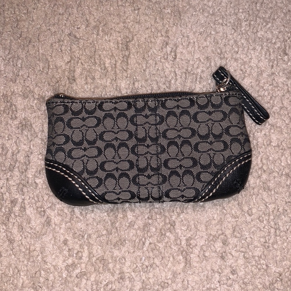 Hardly used black coach wallet